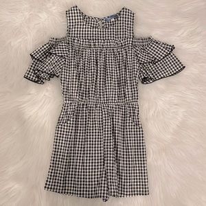 TM by truly me Size 8 girls black and white checkered jumper